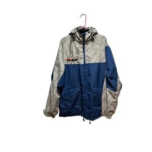 Vintage Fly Racing Snowmobile Jacket Mens XL Riding Gear Winter Snow Full Zip